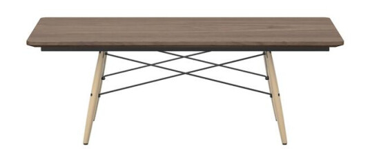Vitra Eames Salongbord Rektangulært Valnøtt/honningask