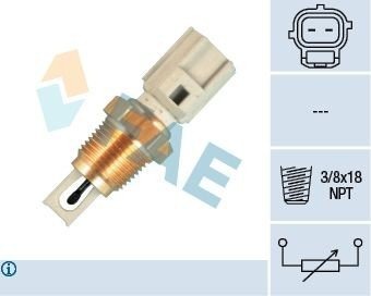 Sensor, innsugningsluft temperatur FAE 33426 Sensor, innsugningsluft temperatur FAE 33426