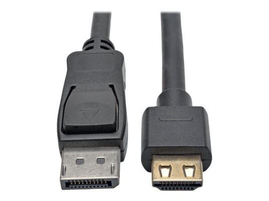 TRIPP LITE DisplayPort to HDMI Adapter Cable with Gripping HDMI Plug Active DP 1.2a to HDMI 4K 15ft 15' - adapterkabel - DisplayPort / HDMI - 4.57 m