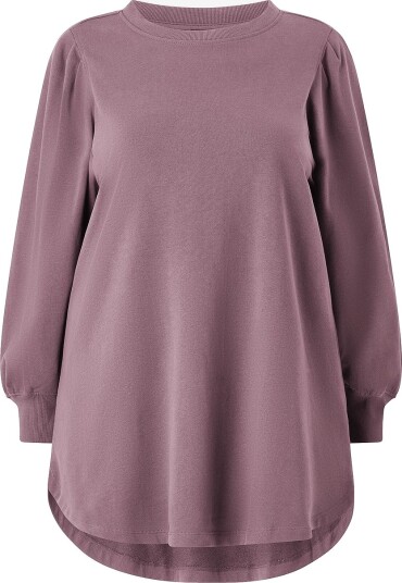 Ellos Plus collection Genser med puffermer Brun