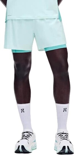 On Performance 2in1 Shorts Herre Flurry/Aquamarine L