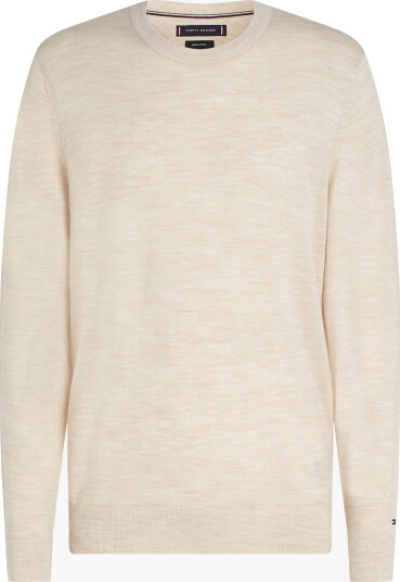 Tommy Hilfiger DC Fine Gauge Merino Crew Neck Beige S