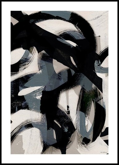 Abstract Brush Strokes 152 Plakat Plakat / 50x70cm