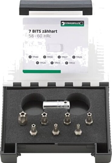 Stahlwille 1204/8N 5 Star Bits-Set 96081113 Sett Med Innstikk