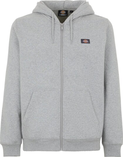 Dickies Men"s Oakport Zip Hoodie Heather Grey M