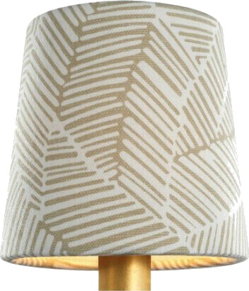 Schumacher 5" Sky Elton Check Soft Empire Shade