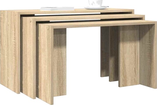 Stablebord 3 stk sonoma eik konstruert tre 8721158574145