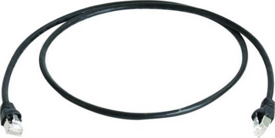 Telegärtner Patch Cable F/Utp Cat.5E, 2M, Mp8 Fs100, Lszh, Black, 2 M