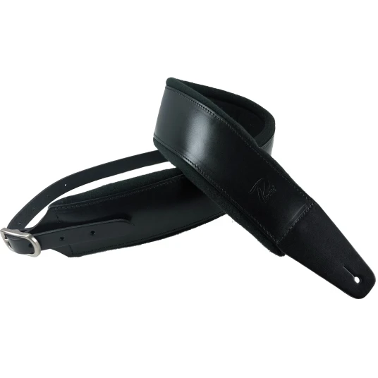 Profile Fpb01 Guitar Strap Svart Pro Italian Leather