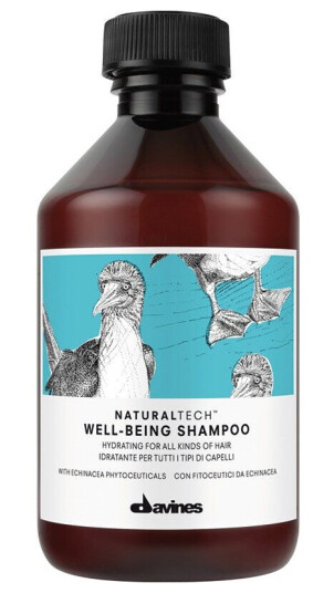 Davines Naturaltech Wellbeing Sjampo 250 ml - Fuktighetsgivende for Alle Hårtyper