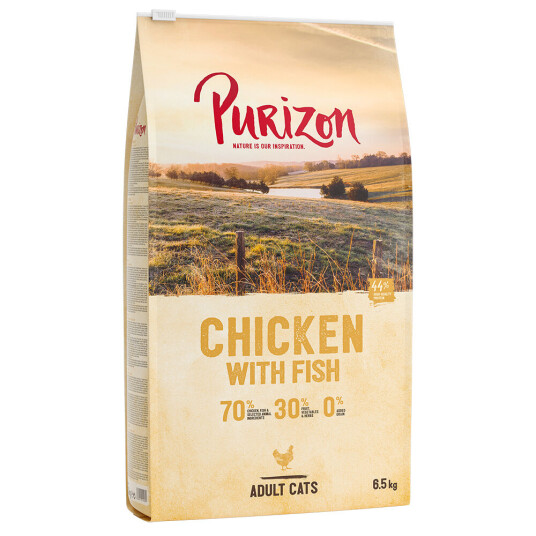 Purizon 100 Kr Rabatt! Økonomipakke 2 X 6.5 kg Adult Kylling & Fisk