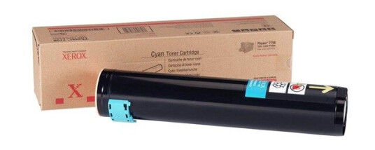 Xerox Phaser 7750 - cyan - original - toner cartridge - Laser toner Blå