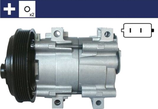 AC kompressor MAHLE ORIGINAL ACP 843 000S