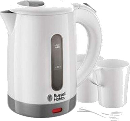 Russell Hobbs Travel Compact Vannkoker 0,85L 1000W Hvit