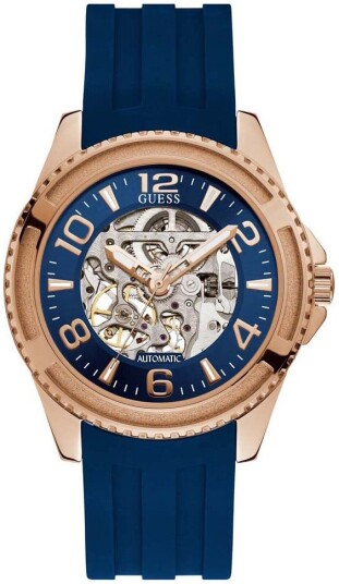 Guess Herreklokke W1268G3 Blå/Gummi Ø44 mm Guess Herreklokke W1268G3 Blå/Gummi Ø44 mm