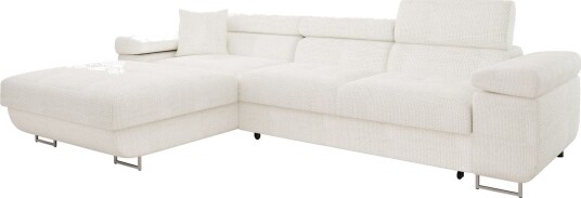 Gabina Sofa med Divan 3 seter   Hvit