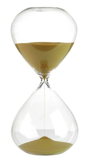 POLSPOTTEN Ball timeglass M 30 cm Gull