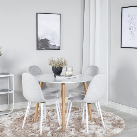 Venture Home Spisegruppe Venture Home Plaza med 4stk Polar Stoler GR24075