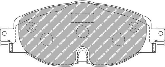 Bremseklosser FERODO RACING FDS4433 Bremseklosser FERODO RACING FDS4433