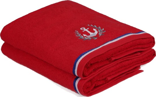 Ashburton Badehåndkle 2 pk   Rød