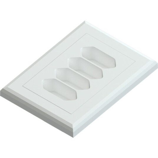 Namron Edge 4-Veis Euro Innfelt 1 5 Polarhvit Namron Edge 4-Veis Euro Innfelt 1 5 Polarhvit