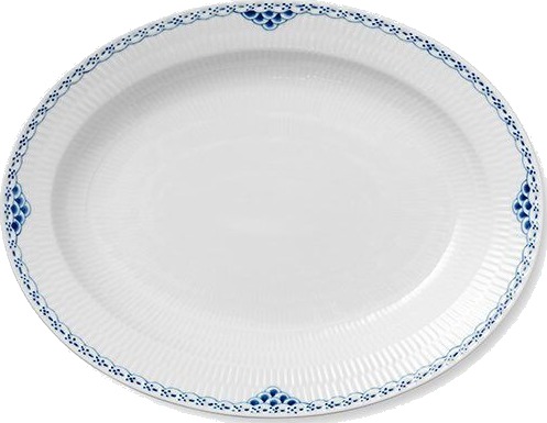 Royal Copenhagen Princess ovalt fat Diameter 36,5 cm