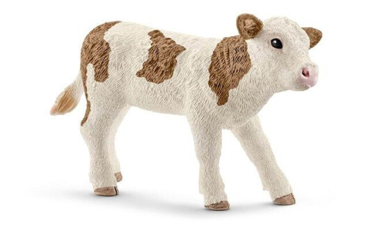 Schleich Simmental Kalv Plastfigur - Lekedyr for Barn