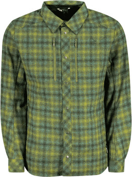 Norrøna finnskogen wool Shirt flanellskjorte herre Green M