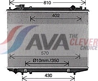 AVA COOLING SYSTEMS FD2664 Radiator motorkjøling
