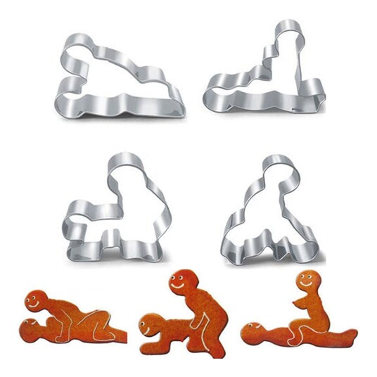 Catsson Int Group LTD Kama Sutra Kakeformer - 4-pakning Catsson Int Group LTD Kama Sutra Kakeformer - 4-pakning