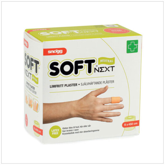 Norgesplaster Soft Next Plaster 6 Cm X 4,5 M. Beige
