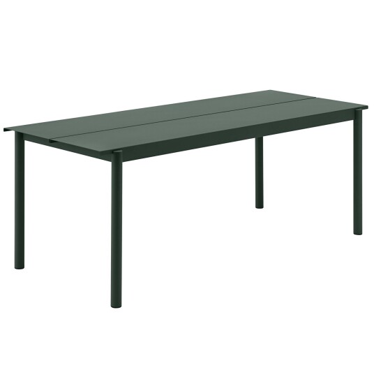 Linear Bord Stål 75x200 cm Mørkegrønn Linear Bord Stål 75x200 cm Mørkegrønn