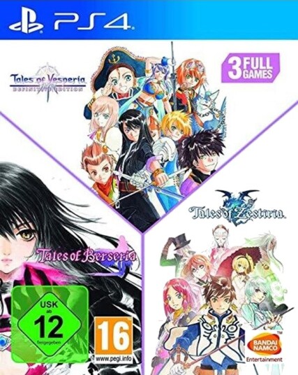 Tales Of Compilation: Vesperia + Berseria + Zestiria (PS4)