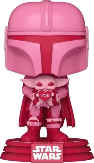 Funko POP! Star Wars Valentine's Vinylfigur 10 cm Luke Skywalker med Grogu