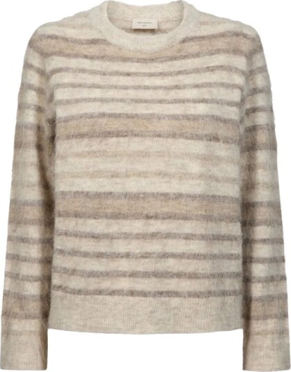 Freequent Dame Strikkevarer Beige M,