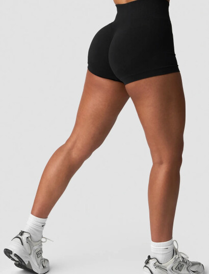 ICANIWILL Smooth Seamless Shorts W - Black - L