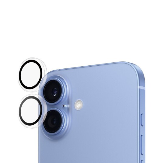 PanzerGlass Gjennomsiktig Kamerabeskyttelse for iPhone 16/16 Plus