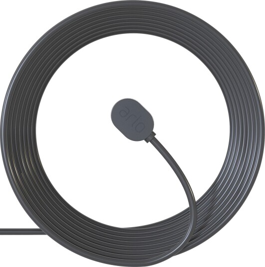 Arlo Magnetisk Ladekabel 762 mm Utendørs 4K Sort Arlo Magnetisk Ladekabel 762 mm Utendørs 4K Sort