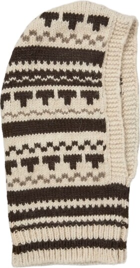 Becksöndergaard Patternia Knit Balaclava BIRCH WHITE One Size