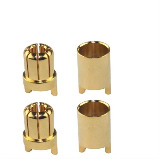 Amass 6.5mm Gullkontakter - 2par Amass 6.5mm Gullkontakter - 2par