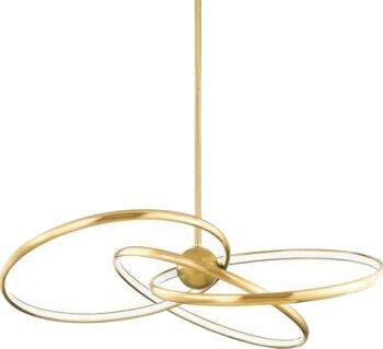 Hudson Valley Lighting Alula takkrone vintage messing 341 42 VB CE