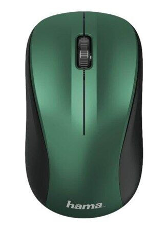 Hama MW-300 - mouse - 2.4 GHz - blue gre - Mus - Optisk - 3 knapper - Grønn