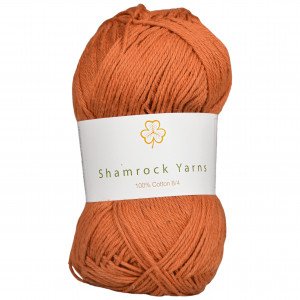 Shamrock Yarns 100% Bomull 8/4 Garn 07 Støvet Lys Brun