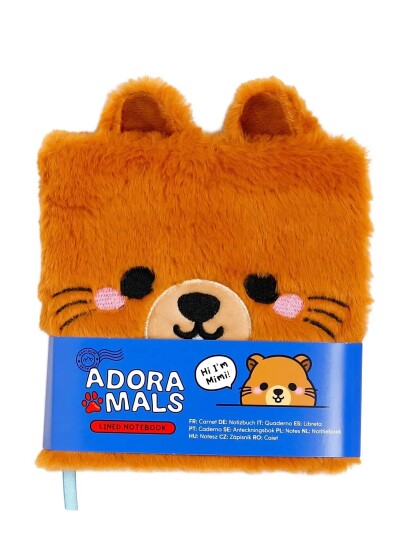 Puckator Capybara Plush Notebook With Pouch & Mini Notebook Brown Puckator Capybara Plush Notebook With Pouch & Mini Notebook Brown