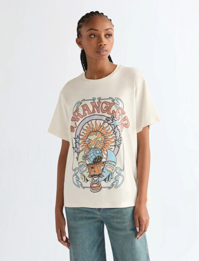 Wrangler Girlfriend Tee Cream XS x 00
