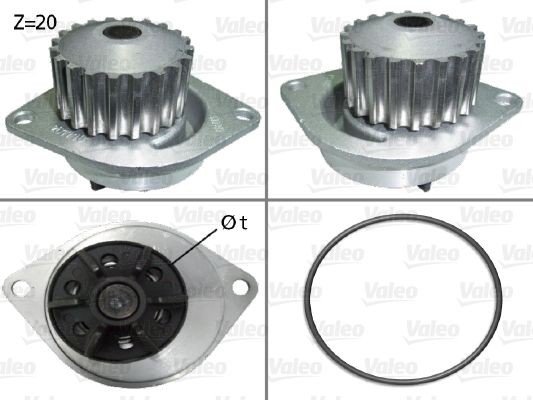 VALEO 506290 Vannpumpe