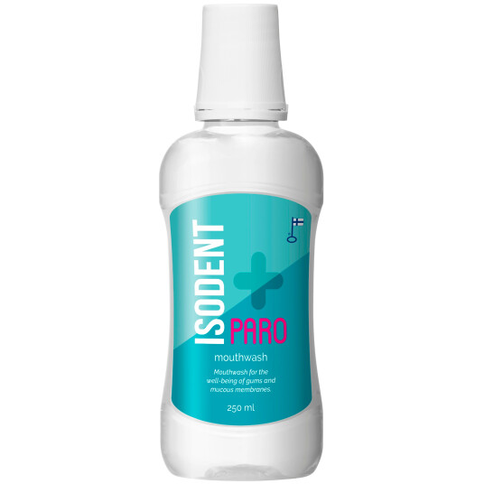 Munnvann for tannkjøttbetennelse ISODENT Paro Medium 250 ml. Munnvann for tannkjøttbetennelse ISODENT Paro Medium 250 ml.