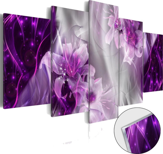 Bilde På Akryl Purple Utopia 100x50 Artgeist sp. z o. o.