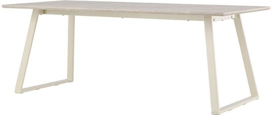 Malaga spisebord marmor dekor 90x200cm beige.