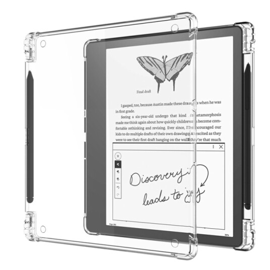 MoKo gjennomsiktig deksel for Amazon Kindle Scribe (10.2-tommer)